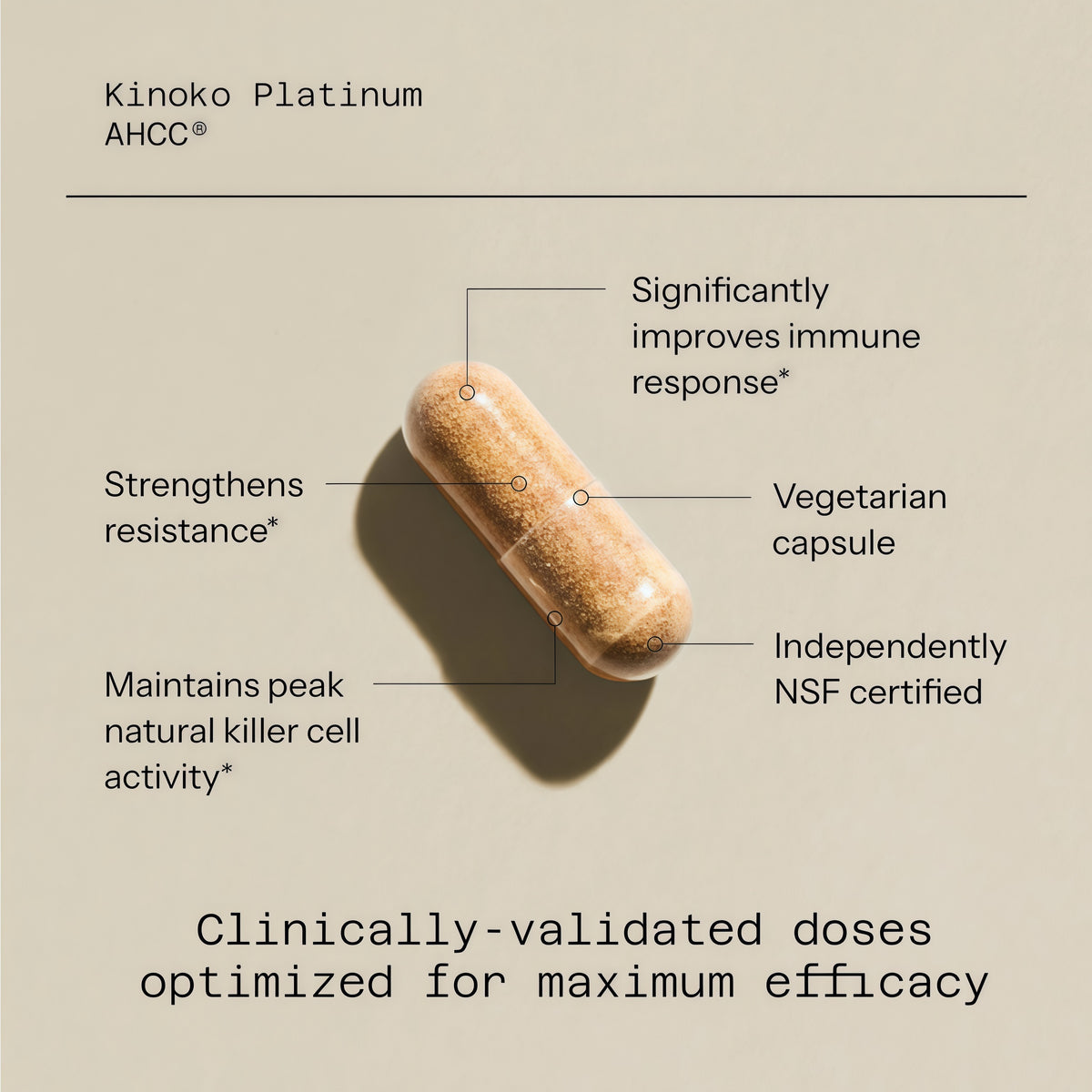 AHCC® - Kinoko® Platinum